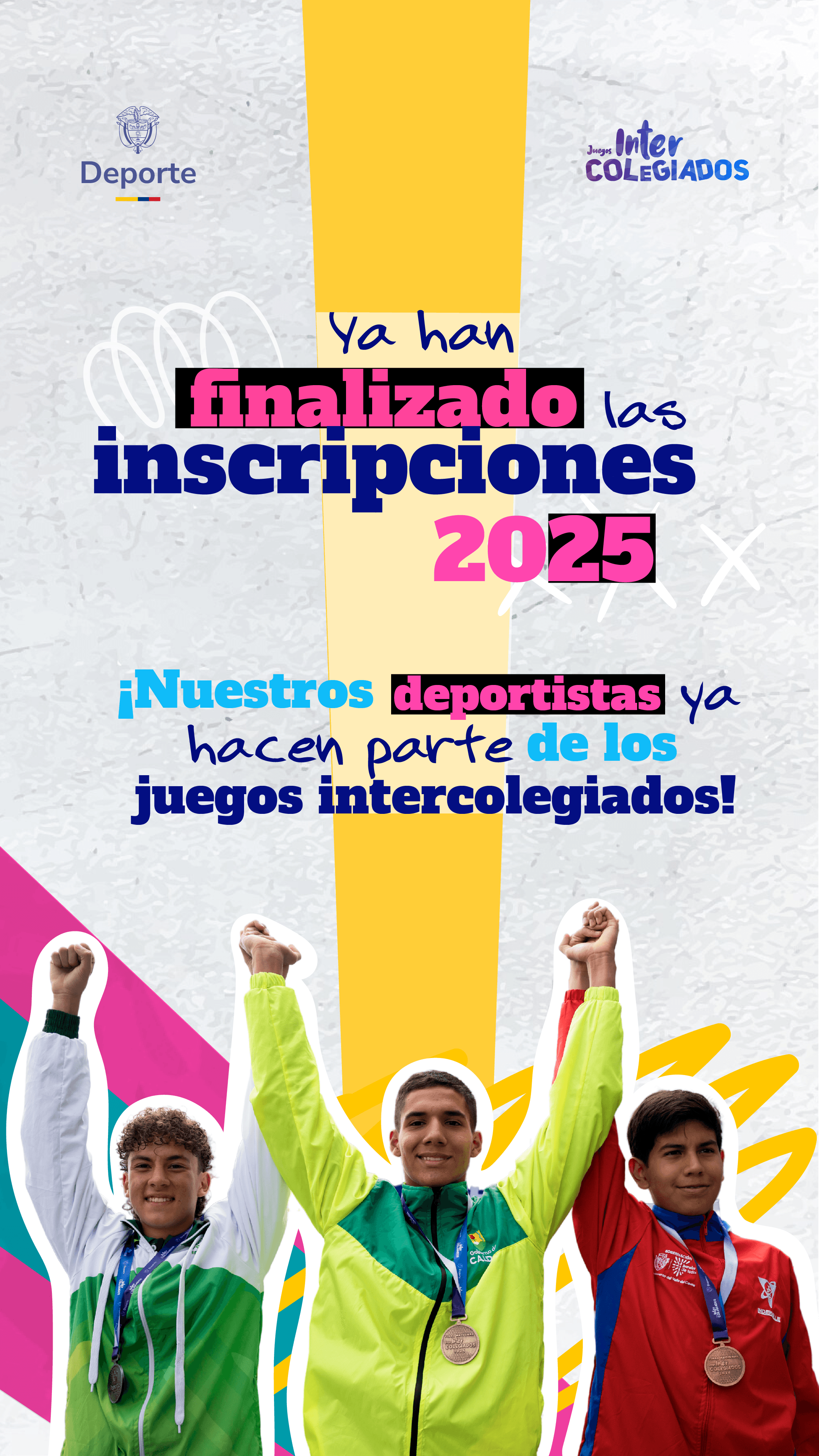 Fondo de cierre de inscripciones móvil